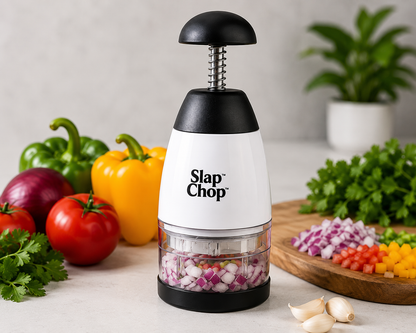 Vegetable & Dry fruit Chopper with Stainless Steel Blade | Quick Hand Press Chopper